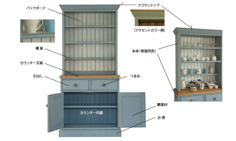 DE MODE ヴィンテージ塗装 オーダー例